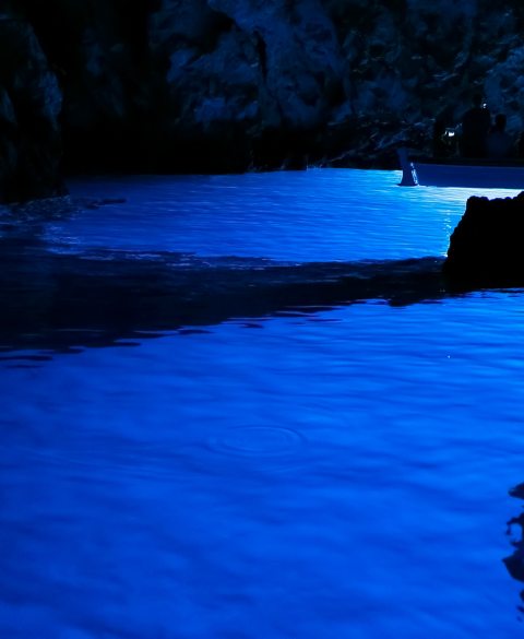 Blue cave excursion